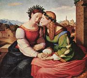Overbeck, Johann Friedrich Italia and Germania (shulamith and Mary) (mk09)